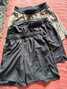 3 Pairs Men’s YPB Athletic Shorts 7”